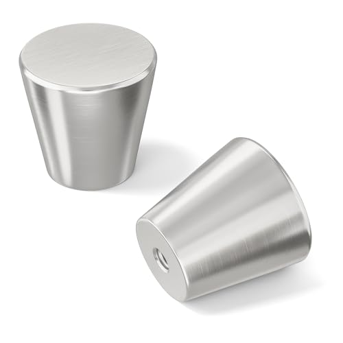 homdiy 15 Pack Brushed Nickel Cabinet Knobs Dresser Knobs