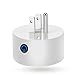 MartinJerry Mini Smart Plug Works with Alexa, Smart Home Devices Works with Google Home, No Hub Required, Easy Installation and App Control as Smart Switch On/Off/Timing (Round - 1 Pack)