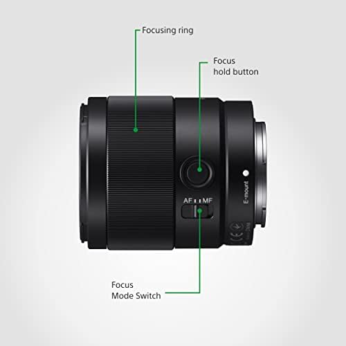 SEL35F18F – 35mm f/1.8 Obiettivo Grandangolare (Full Frame, E-Mount, Leggero e Nitido, Ideale per Street e Reportage, Compatibile con Alpha 7/9/1)