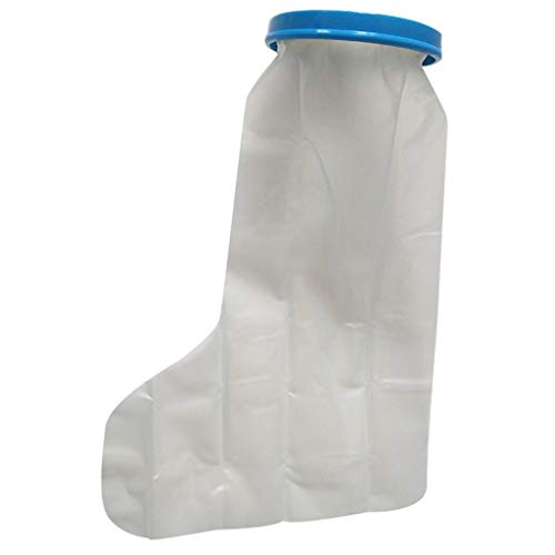 Waterproof Cast Cover for Shower & Bath, Reusable Adult Kid Hand Arm Foot Knee Keeps Casts & Bandages Dry Full Watertight Protection (Kid Foot)