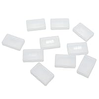 HUELE Clear Plastic Game Card Storage Box for Nintendo Game Boy Advance GBA, GBA SP and GBM --10 Pieces