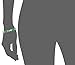 Amazon Collection Rhodium-Plated Sterling Silver Green Jade Asian Script Link Bracelet