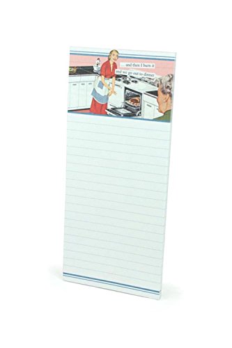 Retro Style Magnetic Fridge Notepad By Anne Taintor - Burn It (823398267172)