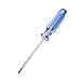 uxcell Blue Clear Plastic Handle 2mm x 75mm Triangle Screwdriver Hand Tool 2Pcs