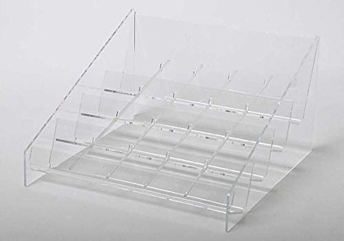 20 Pocket Bookmark Displays Dividers | Book Mark Rack | Bookmarker Display | Vertical Business Card Holder