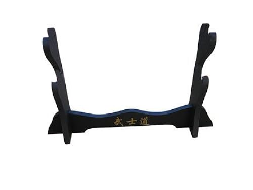 Handmade Sword - Black Lacquered Wood, Deluxe Table Stand for Katana or ...