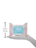 Bliss Makeup Melt  Oil-Free Makeup Remover Facial Wipes  Ultra-soft w/Chamomile  Safe for Sensitive Eyes & Contact Lens Wearers   Paraben Free, Cruelty Free  30 Count