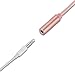 Lightning to 3.5mm Headphone Jack Adapter for iPhone 7 / 7 Plus, K-ble iPhone 7 Lightning Port to 3.5mm Female Audio Jack Headphone Cable Adapter (Rose Gold)