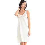 Ilusion 2080 - Plus Size Satin Lace Full Slip - Beige, Size 36