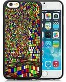 Rubiks Cube Black for iPhone 6 6S 4.7 Inch TPU Phone Case