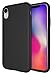 Diztronic iPhone XR Case, Full Matte Soft Touch Slim-Fit Flexible TPU Case for Apple iPhone XR (Matte Black)