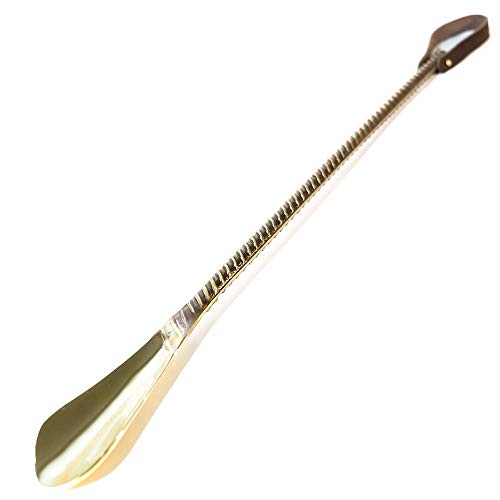 Brass Shoehorn Decorative Extra Long"Crazy"