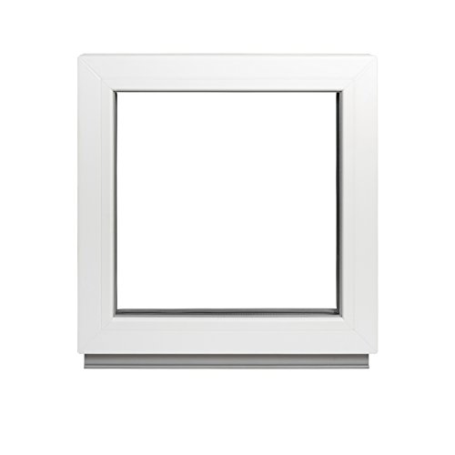 Alle Grössen Festverglasung Kunststoff Fenster - Kellerfenster BxH: 45 x 70 cm weiß fenster- Doppelverglasung Fenster…
