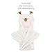 Natemia Premium Ultra Soft Baby Hooded Towel - White Bear Animal Design - Newborn to Toddler - Made in Turkey