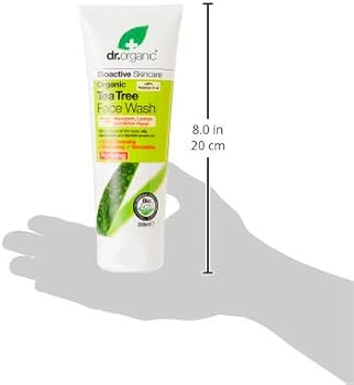 dr organic tea tree face wash