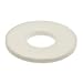 Small Parts Nylon 6/6 Flat Washer, Plain Finish, Off-White, 1/4