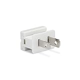 Holiday Lighting Outlet Male White Slip Plug, Zip Plug, Vampire Plug, Gilbert Plug, Slide Plug (5, SPT-1)