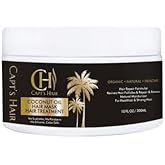 CAPTBRIGHT Coconut Oil Hair Mask - Deep Hair Conditioner for Intense Hydration, Dry and Damaged Hair Repair, Deep Moisturizing Oil Hair Mask Treatment with Shea Butter and Mango Butter - (300ml)