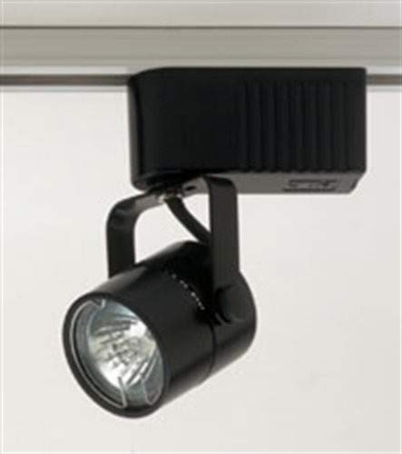 PLC Lighting TR28 BK Track Lighting 1 Light Slick 12-volt Collection, Black Finish