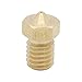 Anycubic 5Pcs 0.4mm Brass 3D Printer Nozzle Print Head M6 Threaded Nozzle for 1.75mm ABS PLA Filament