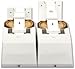Stovetop Firestop Microhood - 2 Pk - White