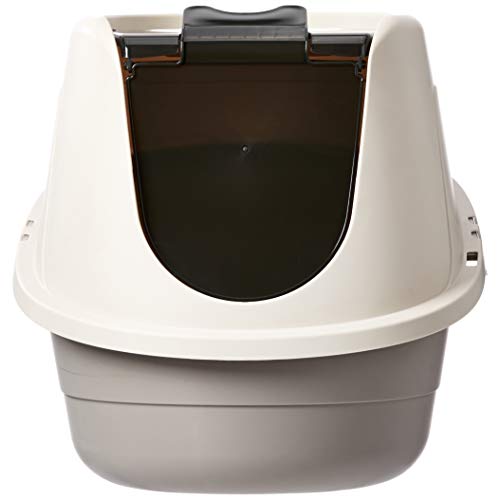 Amazon Basics NoMess Hooded Cat Litter Box, 24 x 18 x 17 Inches, Large