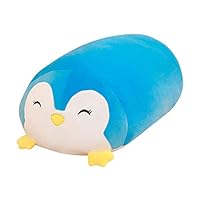 Aribelly Yellow Dog Pink Pig Blue Penguin Green Crocodile Stuffed Animals Plush Toy Animals Cushion (Blue Penguin 30cm)