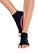 Tucketts Womens Yoga Socks, Toeless Non Slip Skid Grippy Low Cut Socks for Yoga, Pilates, Barre, Studio, Bikram, Ballet, Dance - Anklet Style (Classic Black)