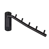 JQK Folding Clothes Hanger Rack, Stainless Steel