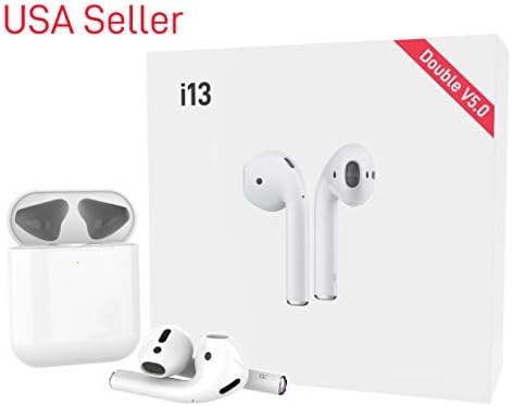 i13 TWS Wireless Bluetooth 5.0 Touch Control Earphones with Super Bass