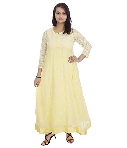 georgette anarkali kurtis