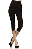 M. Rena Women's Tummy Tuck Capri Leggings