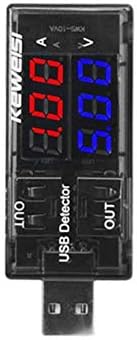 EdBerk74 Dual-Display USB Tester DC Digital Voltmeter Current Voltage Detector Power Charger Indicator Current Measuring Instrument