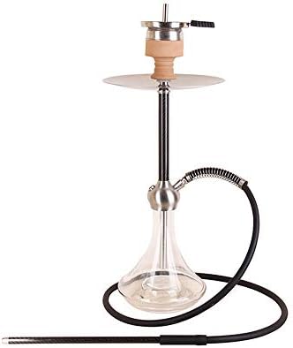 Mkxiaowei 62cm Tall Relish Stainless Steel Stainless Steel Shisha Hookah Water Pipe Edition One,Nargile