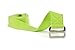 Gradient Fitness Yoga Strap, Friction-Less Easy-Feed Buckle, Yoga Straps for Stretching, Super Soft Cotton/Polyester Blend Webbing, Yoga band, Free eGuide. (8 Feet) Green