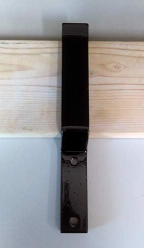 Door Security Brackets - Heaviest Available - Drop Open Bar (Pair) 2x4 or 2x6