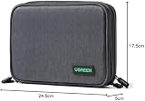 UGREEN Travel Cable Organizer Large Capacity Tech Pouch for Gadgets view 8