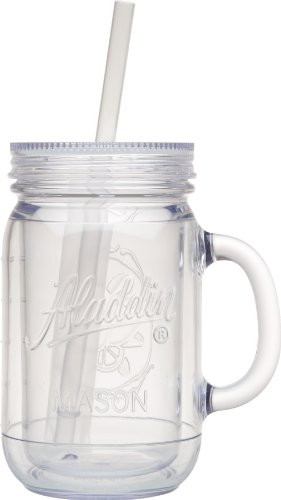 Aladdin Classic Insulated Mason Tumbler 20oz, Clear