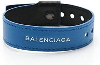 Amazon Co Jp バレンシアガ Balenciaga パーティ ブレスレット レザー 青 黒 中古 ジュエリー