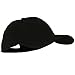 New Big Size Deluxe Cotton Cap - Black (For Big Head)