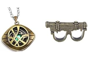 HUAWELL KIllerbody Sling Ring Cosplay Accessories Sling Ring Prop With Dr Strange necklace