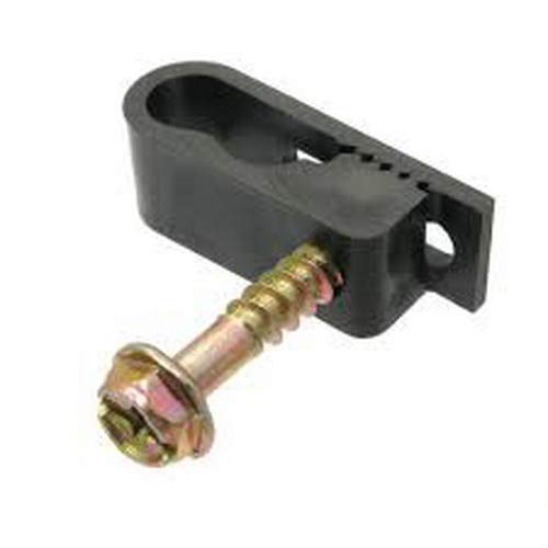 Stanz (TM) Flex Dual Coaxial Cable Clips, Cat6, Electrical Wire Cable