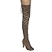 CAPE ROBBIN DD18 Women's Drawstring Block Heel Stretchy Snug Fit Thigh High Boots