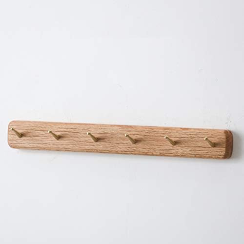 クルミの木 ウォールハンガー 壁棚の装飾 タオルラック 玄関 エントリーウェイオーガナイザー かけ