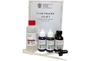 Benz Microscope Gram's Stain Kit, Set of 4