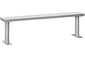 Salsbury Industries 77773 Locker Benches, 36-Inch W, Aluminum