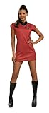 Secret Wishes Star Trek Into Darkness  Deluxe Uhura Dress With Emblem, Red, Small