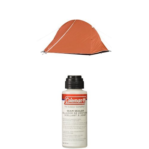 Coleman Hooligan 2-Person Tent,Orange with Seam Sealer, 2-oz