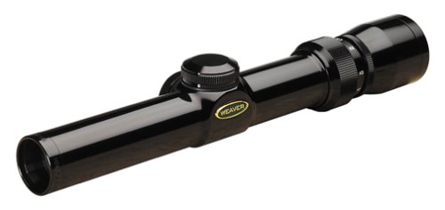 Weaver Classic Gloss Black Handgun Scope (1.5-4 x 20 with Dual-X Reticle)