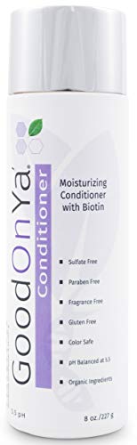 Moisturizing Conditioner With Biotin for Hair Growth - Deep Conditioner for Dry & Itchy Scalp - Volumizing Hair Loss Conditioner - Safe for Color Treated Hair - With Aloe Vera and Manuka Honey (8 oz) (Best Hair Color For Rosacea)